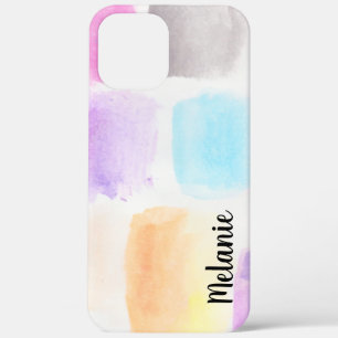 Case-Mate iPhone Case Traits de pinceau aquarelle arc-en-ciel coloré 