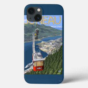 Coques Pour iPhone Tram affiche de Vintage voyage au-dessus de