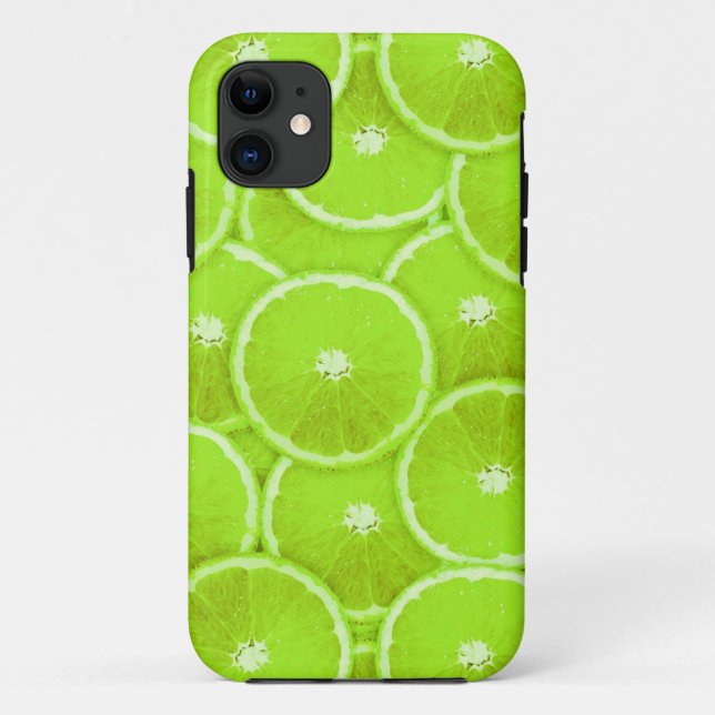 Coques Case-Mate iPhone Tranches de citron vert (Dos)