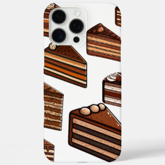 Coque iPhone 16 Pro Max tranches de gâteau de cacao