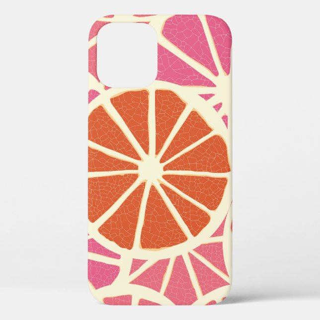 Coques Case-Mate iPhone Tranches de pamplemousse sans soudure motif, agrum (Verso)