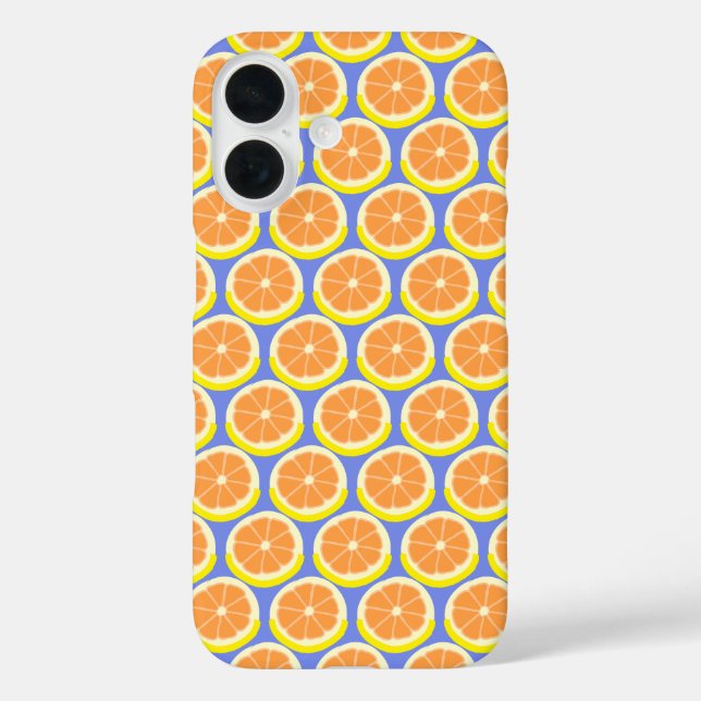 Coques Case-Mate iPhone Tranches d'orange géométriques Côte d'Amalfi (Verso)