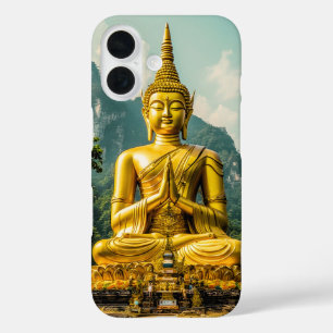 Coque Pour iPhone 16 Tranquillité dorée