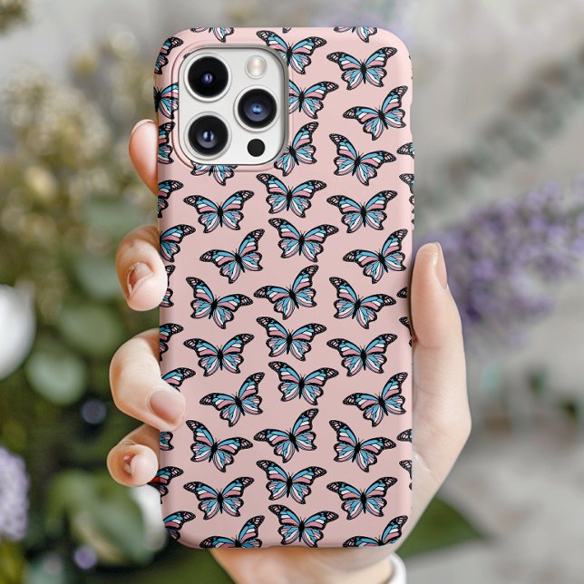 Coques Case-Mate iPhone Transformer la fierté transgenre LGBTIQ (Step out with confidence and color in these eye-catching design featuring trans pride colors!)