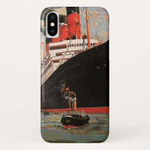 Etui iPhone Case-Mate Transport vintage, Bateau à moteur de bateau de cr