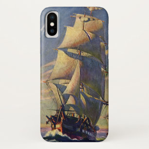 Coque Case-Mate Pour iPhone Transports Anciens, Voiliers en Mer