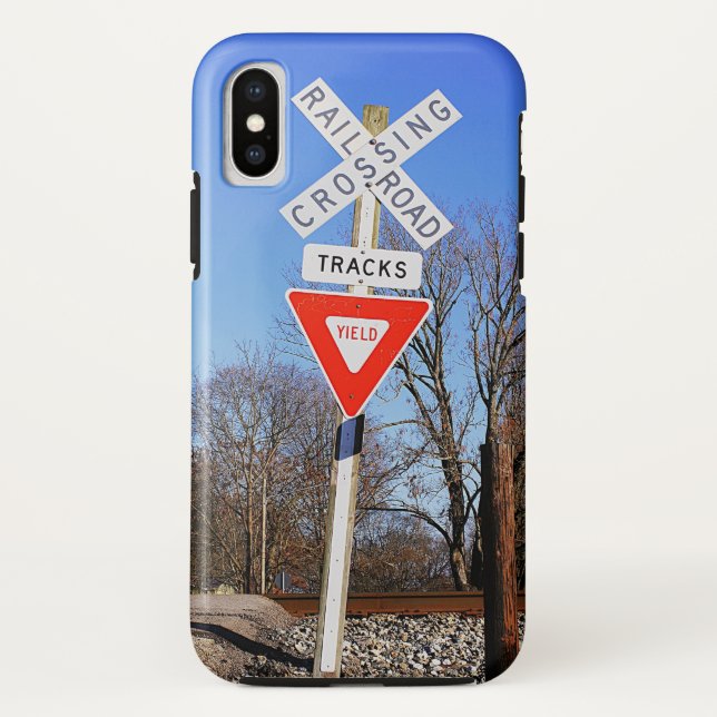 Coques Case-Mate iPhone Traversée ferroviaire passive avec chenilles et pa (Dos)