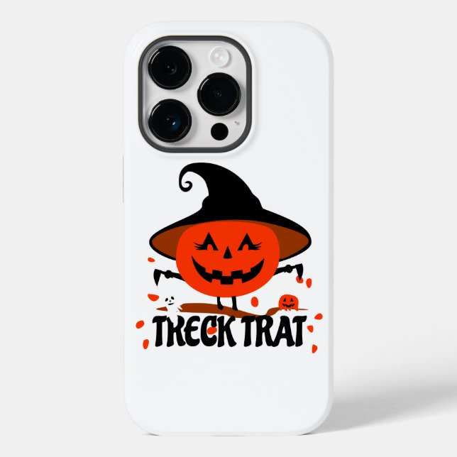 Coques Case-Mate iPhone Treck Trat Citrouille Sourire (Verso)