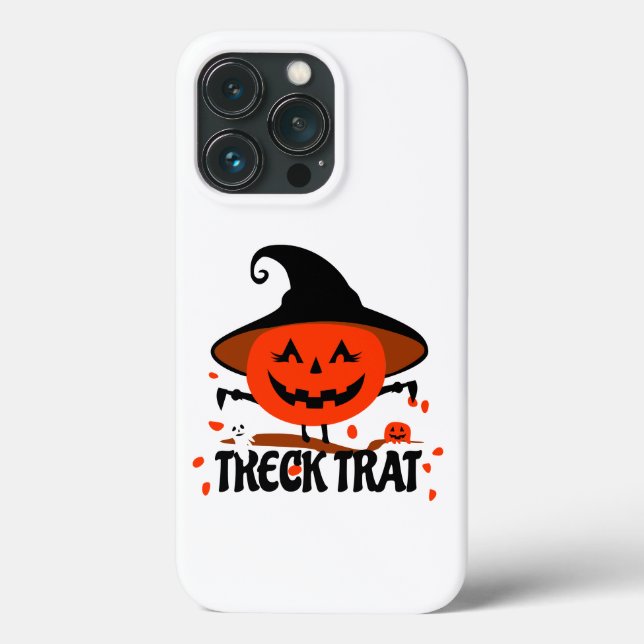 Coques Case-Mate iPhone Treck Trat Citrouille Sourire (Verso)