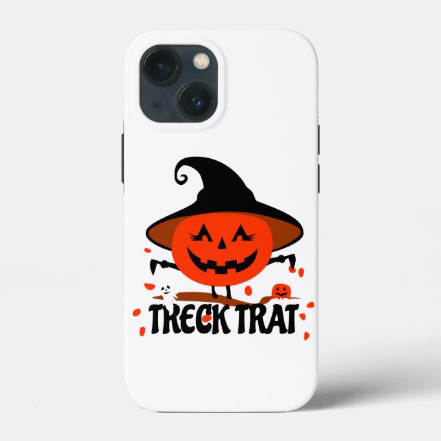 Coques Case-Mate iPhone Treck Trat Citrouille Sourire (Verso)