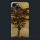 Etui iPhone Case-Mate Tree Silhouette on Bronze Background<br><div class="desc">A bronze background serves as the scene for this silhouette of a tree with branches swaying in the breeze. You almost feel as if you could rest your back against this tree,  sit on the ground and take a long nap.</div>