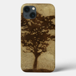 Etui iPhone Case-Mate Tree Silhouette on Bronze Background