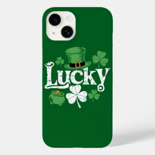 Coque Case-Mate iPhone Trèfle Chanceux Saint Patrick Trèfle Vintage