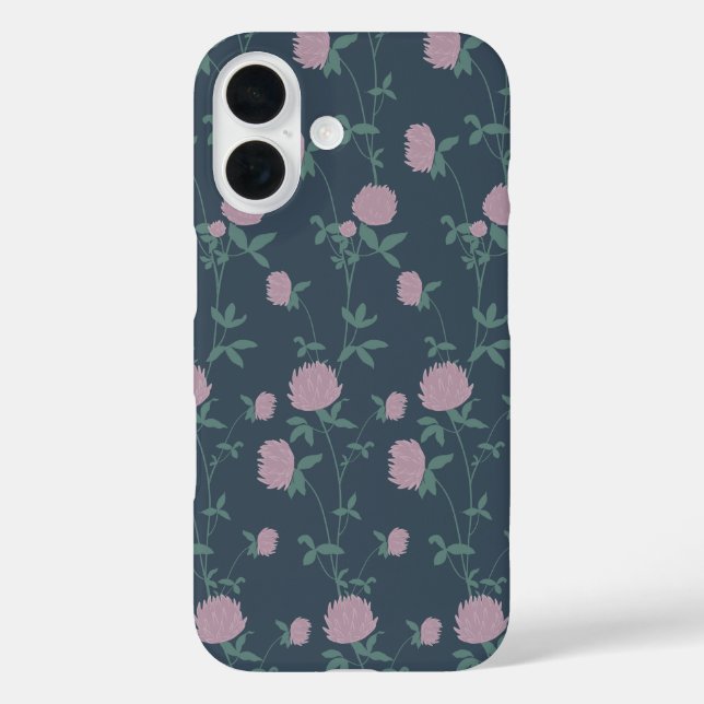 Coques Case-Mate iPhone Trèfle de Prairie Botanique Rétro | Prairie du Cré (Verso)