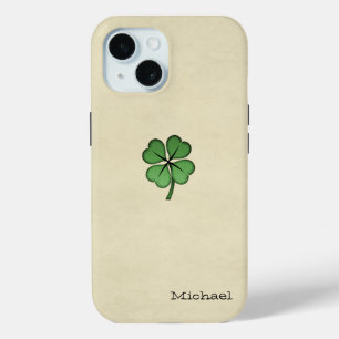 Coque Case-Mate iPhone Trèfle irlandais chic Lucky