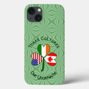 Case-Mate iPhone Case Trèfle personnalisé américano-irlandais canadien 