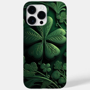 COQUE Case-Mate iPhone TRÈFLES IRLANDAIS VERT FONCÉ INTRIQUÉS