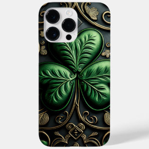COQUE Case-Mate iPhone TRÈFLES IRLANDAIS VERT FONCÉ INTRIQUÉS