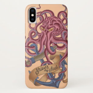 Coque Case-Mate Pour iPhone Tremblent mon poulpe Tatto de l'âme