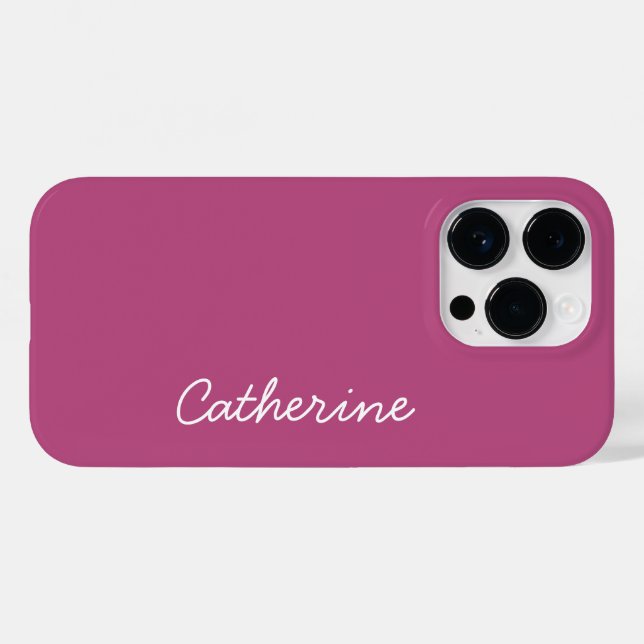 Coques Case-Mate iPhone Trend Color Pink Purple Berry - (Verso (horizontal))