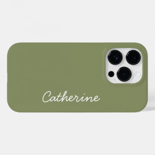 Coque Case-Mate iPhone Trend Color Reed Green Name