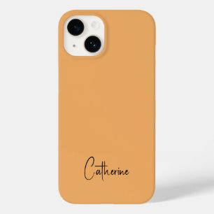 Coque Case-Mate iPhone Trend Color Soft Orange Minimaliste