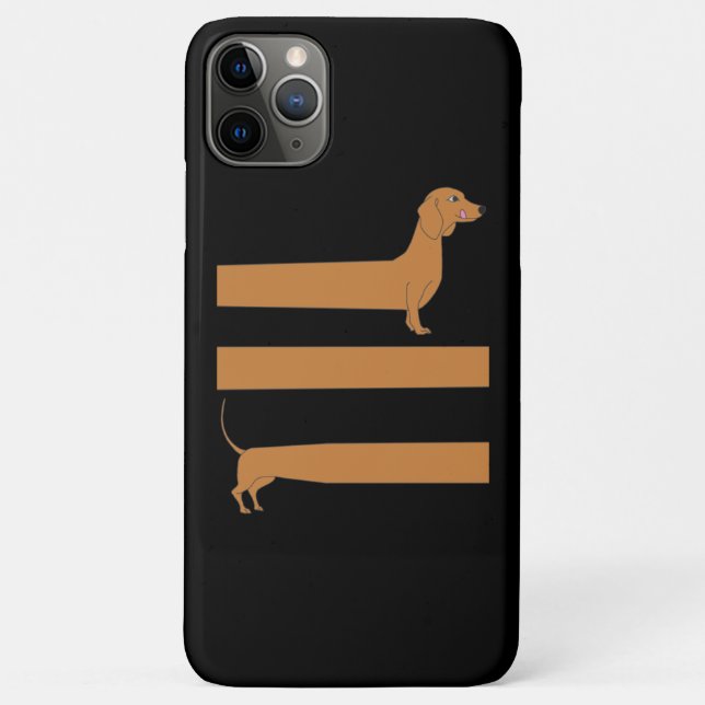 Coques Case-Mate iPhone Très long Dachshund drôle (Dos)