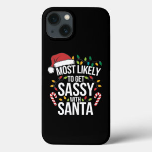 Case-Mate iPhone Case Très susceptible de s'emporter contre le Père Noël