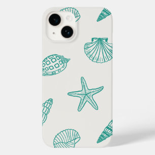 Coque Case-Mate iPhone Trésor côtier Turquoise ivoire