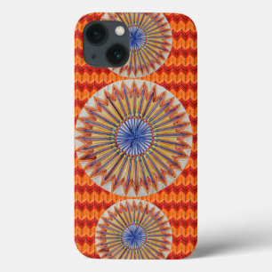 Case-Mate iPhone Case Tri arc-en-ciel et Chevron orange