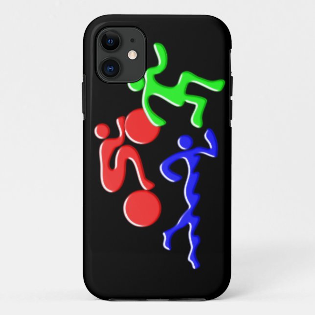 Coques Case-Mate iPhone TRI chiffres conception de course de vélo de bain (Dos)