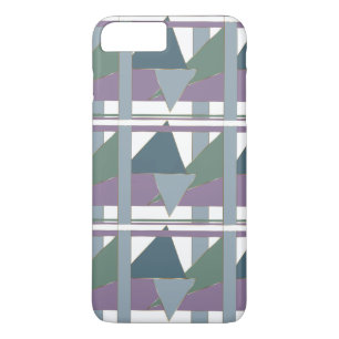 Case-Mate iPhone Case Triangle géométrique Motif bleu violet vert