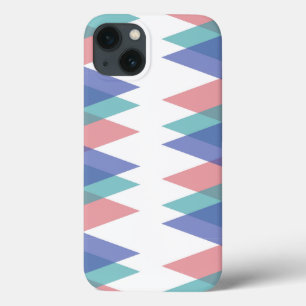 Case-Mate iPhone Case Triangles bleu et corail Coque-coque iphone Mate