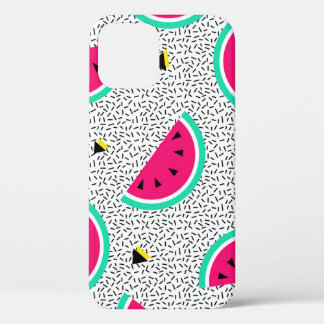 Case-Mate iPhone Case Triangles de pastèque : texture rétro estivale.
