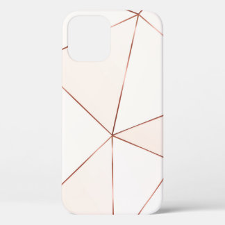 Case-Mate iPhone Case Triangles en cuivre, métallique, parties scintilla