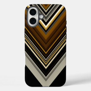 Coque Pour iPhone 16 Plus Triangles modernes initiales abstraites et personn