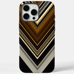 Coque iPhone 16 Pro Max Triangles modernes initiales abstraites et personn