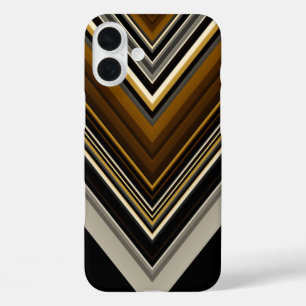 Coque Pour iPhone 16 Plus Triangles modernes initiales abstraites et personn