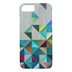 Etui iPhone Case-Mate Triangles patinés couleur bois blond