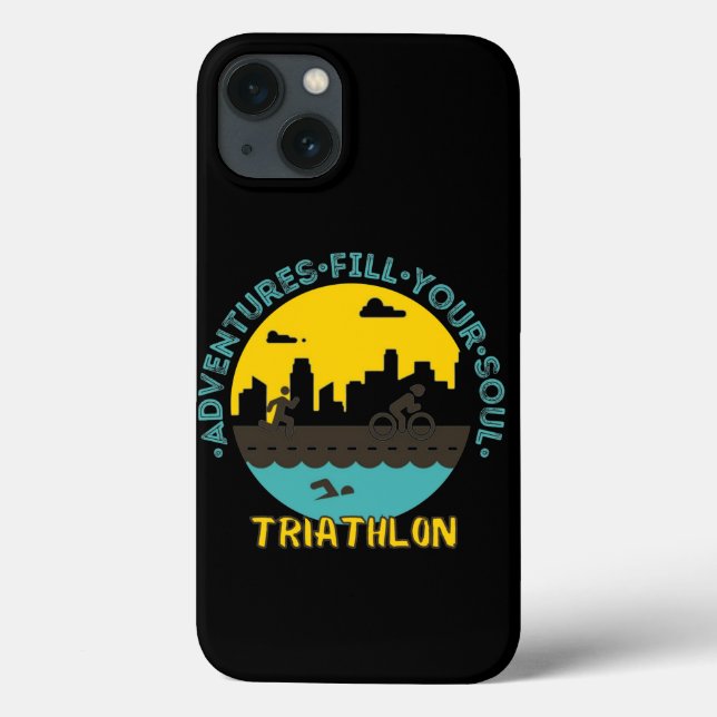 Coques Case-Mate iPhone Triathlon. L'aventure remplit votre âme (Verso)