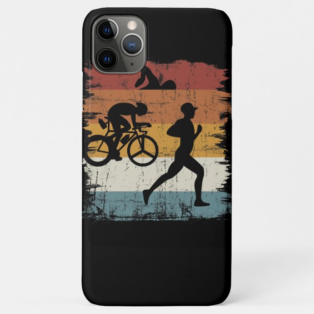 Coques Case-Mate iPhone Triathlon vintage rétro (Dos)