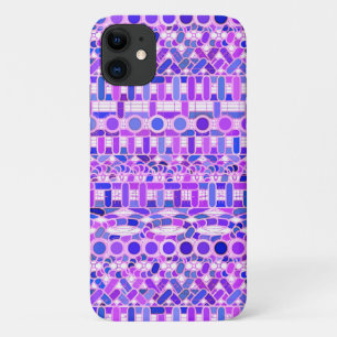 Coques Pour iPhone Tribal Batik - nuances violet violet violet