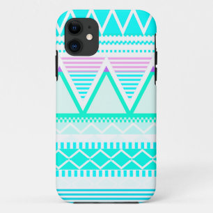 Coque iPhone 11 Tribal lumineux de turquoise