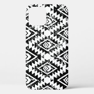 Case-Mate iPhone Case Tribal Navajo : blanc noir géométrique.