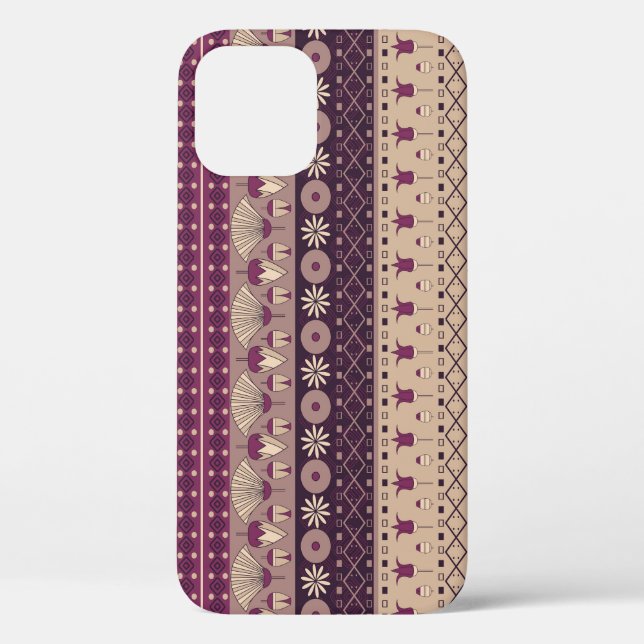 Coques Case-Mate iPhone Tribale égyptienne : Ancien sans couture (Verso)
