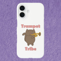 Tribu musicale de chat de dessin animé mignon joua