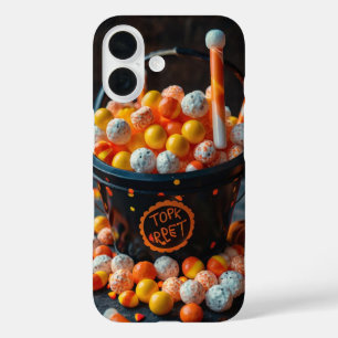 Coque Pour iPhone 16 Trick ou seau de traitement