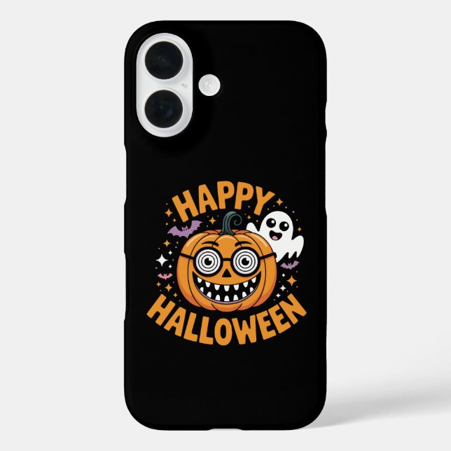 Coques Case-Mate iPhone Trick Ou Traiter Halloween Citrouille Joyeux Hallo (Verso)