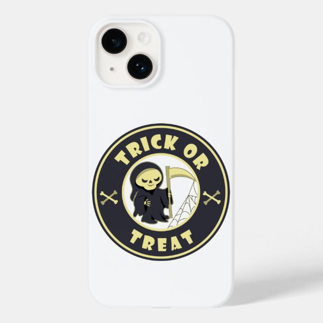 Coques Case-Mate iPhone Trick ou traiter Halloween griffeur caractère (Verso)