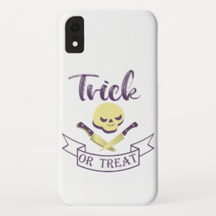 Case-Mate iPhone Case Trick ou treat crâne os croisés ruban Halloween T